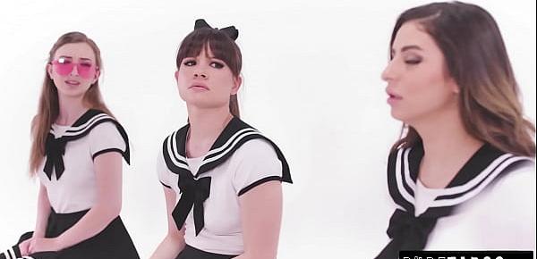 Michael Vegas Has VR Orgy with Babes in School Uniforms